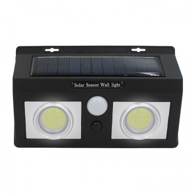 APLIQUE SOLAR 250LM 195MM ON/OFF CON SENSOR MOVIMIENTO PARED LED COB EXTERIOR RECTANGULAR NEGRO 7hSevenOn CJ.1 APLIQUE SOLAR 250LM 195MM ON/OFF CON SENSOR MOVIMIENTO PARED LED COB EXTERIOR RECTANGULAR NEGRO 7hSevenOn CJ.1