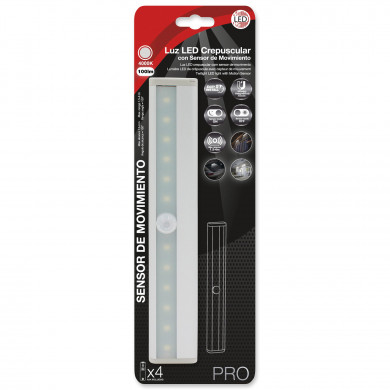 MINI REGLETA LED  CON SENSOR 190MM 100lm  (Pilas 4XAAA incluidas) 7hSevenOn BL 1 MINI REGLETA LED  CON SENSOR 190MM 100lm  (Pilas 4XAAA incluidas) 7hSevenOn BL 1