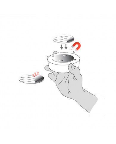 SOPORTE MAGNETICO PARA DETECTORES 7hSevenOn Elec TF3