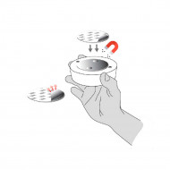 SOPORTE MAGNETICO PARA DETECTORES 7hSevenOn Elec TF3