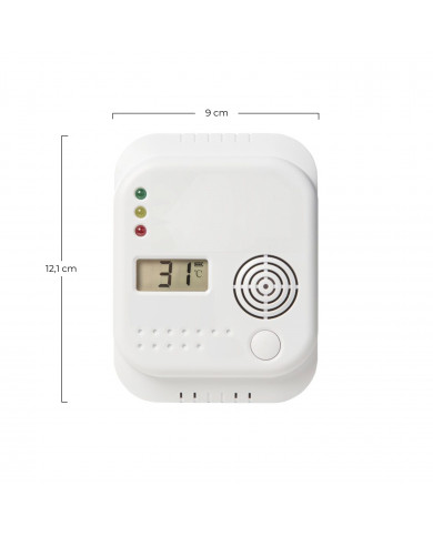 DETECTOR ELECTROQUIMICO DE CO (Pilas incl. 3xLR06) 7hSevenOn Elec TF3 BL1