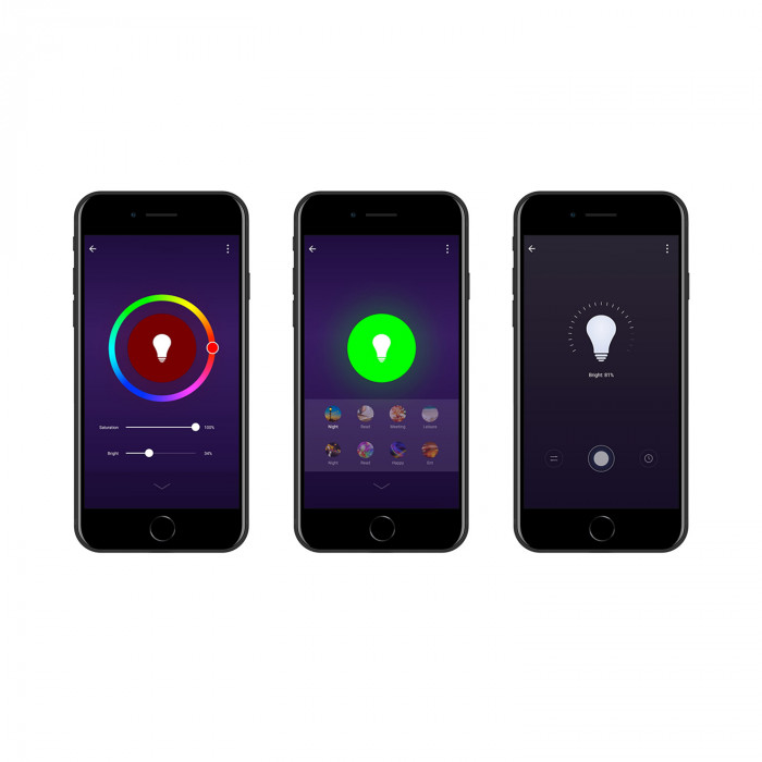BOMBILLA LED VELA C37 E14 5W RGB+CCT CONTROL WIFI VIA APP