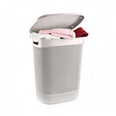 CESTA DE ROPA RECTANGULAR C/ASA C/TAPA BLANCO (45x37,5x57cm) 52L 7HOUSE 7HOUSE CESTA DE ROPA RECTANGULAR C/ASA C/TAPA BLANCO (45x37,5x57cm) 52L 7HOUSE 7HOUSE
