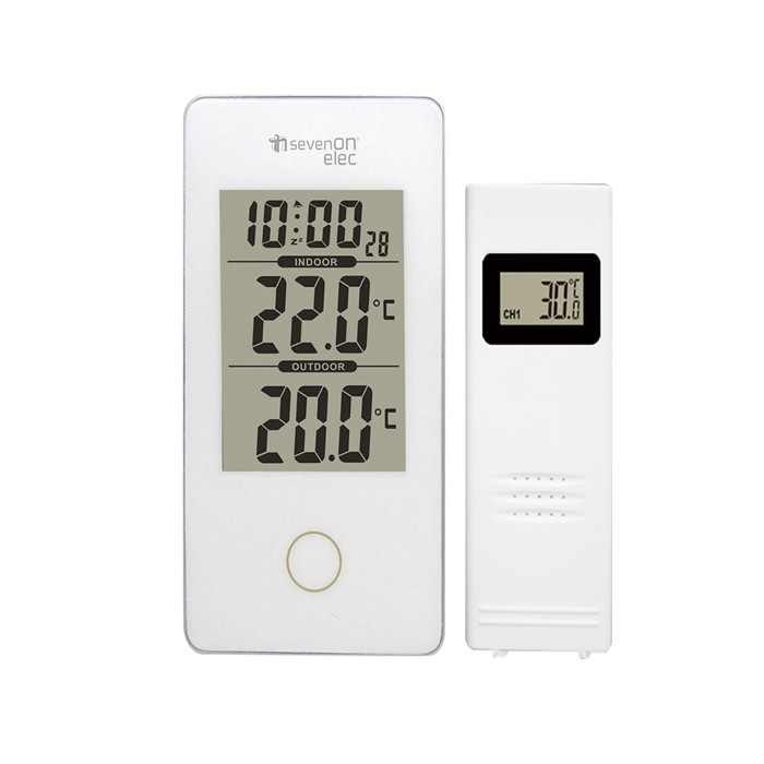 ESTACION METEOROLOGICA DIGITAL INALAMBRICA (Pilas incl. 2XLR06 2xLR03) 7hSevenOn Elec TF4 BL.1
