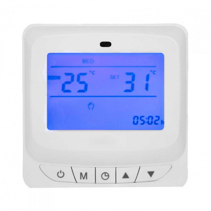 TERMOSTATO PROGRAMABLE AVANZADO DE SUPERFICIE 7hSevenOn Elec TF4 BL.1