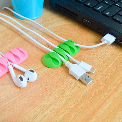PACK 2 CLIPS ORGANIZADORES DE CABLE 5 RANURAS CON AUTOADHESIVO NINE&ONE BL.1 PACK 2 CLIPS ORGANIZADORES DE CABLE 5 RANURAS CON AUTOADHESIVO NINE&ONE BL.1