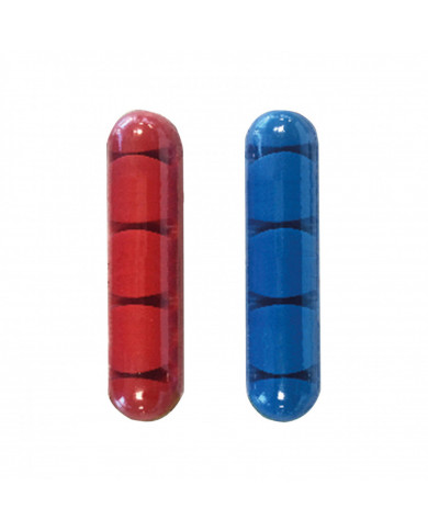 PACK 2 CLIPS ORGANIZADORES DE CABLE 4 RANURAS CON AUTOADHESIVO NINE&ONE BL.1